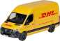 Preview: Mercedes Benz Sprinter DHL, Spritzguss, 1:48, L= 12,5 cm