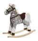 Preview: Schaukelpferd grau mit Ton