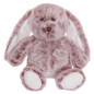 Preview: Plüsch Hase Lina in preiselbeerfarbigem Look 22 cm