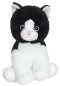Preview: Plüsch Katze schwarz 18 cm