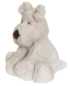 Preview: Plüsch Teddy Mocca Hund grau 25 cm