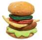 Preview: Plüsch Spielset 'Burger Menu'