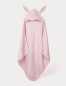 Preview: Baby-Kapuzenhandtuch Bambus, Hase, Altrosa