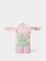 Preview: Baby-Kapuzenhandtuch Bambus, Hase, Altrosa