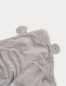 Preview: Baby-Kapuzenhandtuch Bambus, Teddy, Grau/Beige