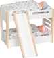 Preview: Puppen-Etagenbett mit Rutsche (ohne Puppen & Bettzeug)