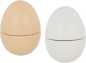 Preview: Eier mit Klettverbindung in Eierpappe, 6 Stück