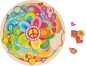 Preview: Einlegepuzzle Mandala Flowers