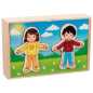 Preview: Anziehpuppenpuzzle Junge und Mädchen