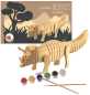 Preview: Triceratops aus Holz zum Bemalen
