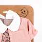 Preview: Puppenbekleidung Rosa Blumen