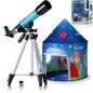 Preview: Linsenteleskop 50/360 mit Zelt Bresser Junior