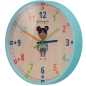 Preview: BRESSER JUNIOR Kinder-Wanduhr Hellblau