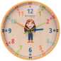 Preview: BRESSER JUNIOR Kinder-Wanduhr Orange