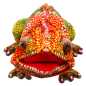 Preview: Handpuppe Chamäleon (Orange) 45 cm