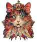 Preview: Holzpuzzle 'CAT KING'