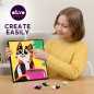 Preview: Malen nach Zahlen mit Modelliermasse 'Funny cat'