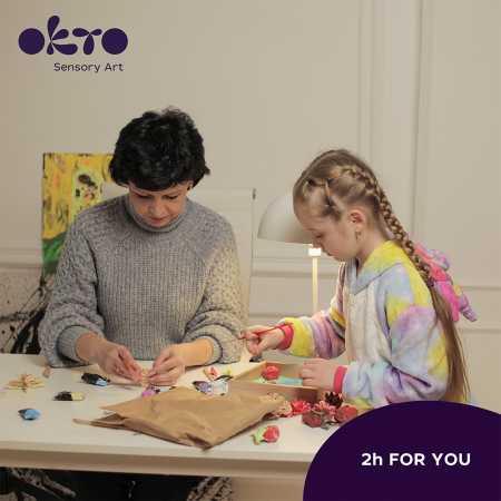 Okto Sensory Art Pflanzen rot