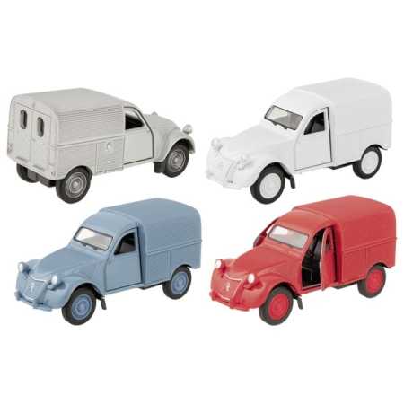 Citroen 2CV Fourgonnette, Spritzguss, 1:34-39, L= 11,5 cm, 12er Display