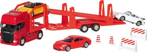 Autotransporter Scania V8, 1:60-64, 3er Set