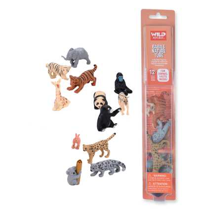 Natur Tube Tier Babies 12-teilig