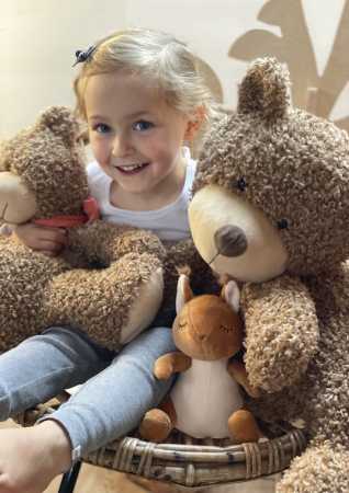 Plüsch Bär Jules braun 55 cm