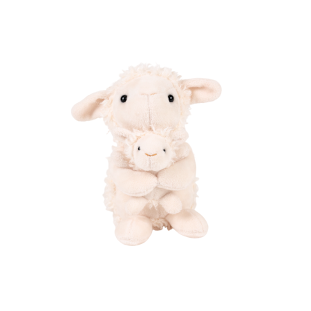 Schaf mit Baby 15 cm