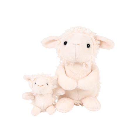 Schaf mit Baby 15 cm