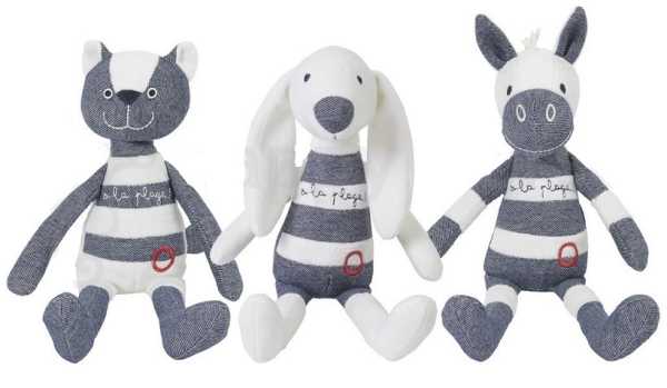 Plüschtiere Katze, Hund und Pferd assortiert