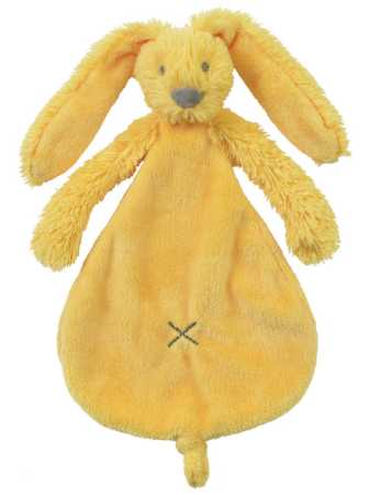 Schmusetuch Hase Richie gelb 25 cm