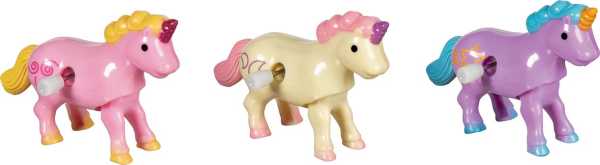 Einhorn zum Aufziehen, 12er Set