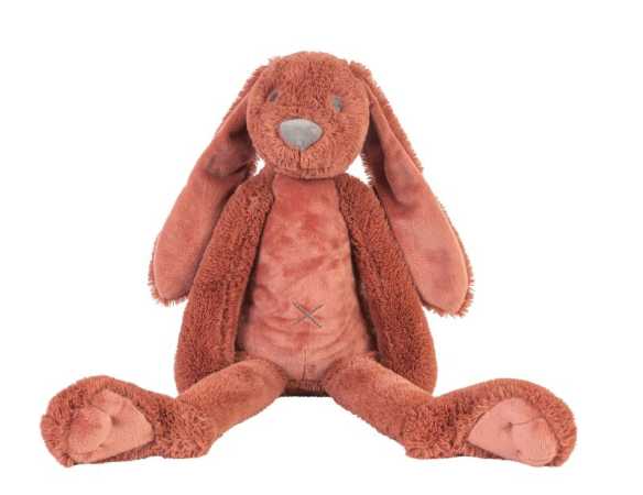 Grosser Hase Richie Dunkelrot, 58 cm