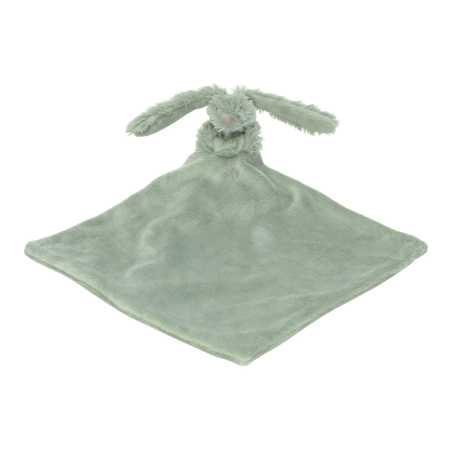 Schmusetuch Hase Richie grün 28 cm