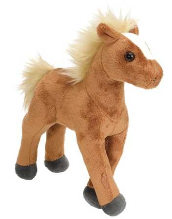 Plüsch Fohlen braun stehend 20 cm Mini Cuddlekin