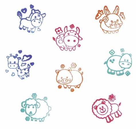 Stempel Tiere