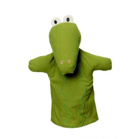 Handpuppe Krokodil 30 cm