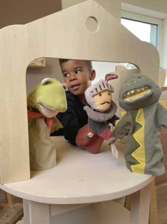 Handpuppe Drache 26 cm