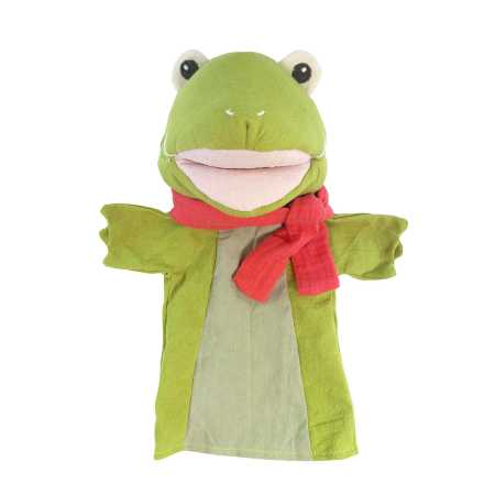 Handpuppe Frosch 26 cm