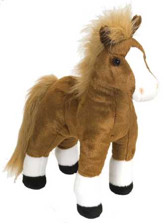 Plüsch Pferd stehend braun 30 cm Cuddlekin