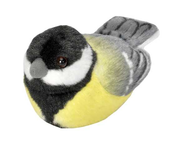 Plüsch Kohlmeise singend RSPB Birds