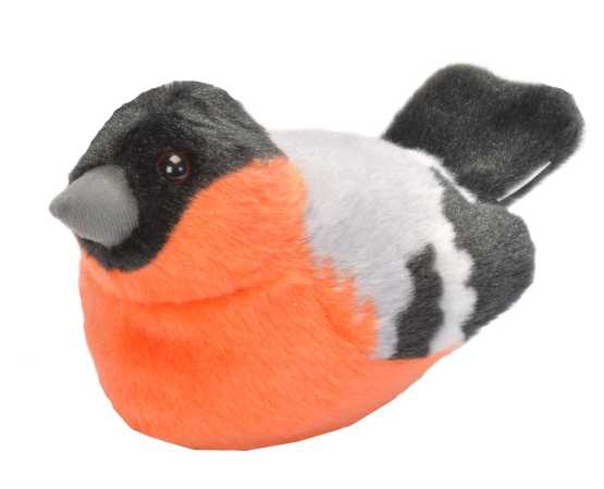 Plüsch Gimpel singend 18 cm RSPB Birds