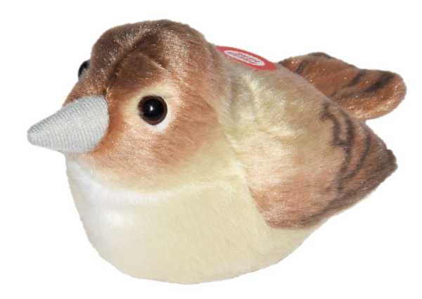 Plüsch Nachtigall singend 18 cm RSPB Birds