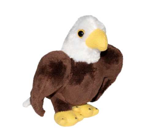 Plüsch Mini Adler 13 cm Pocketkins