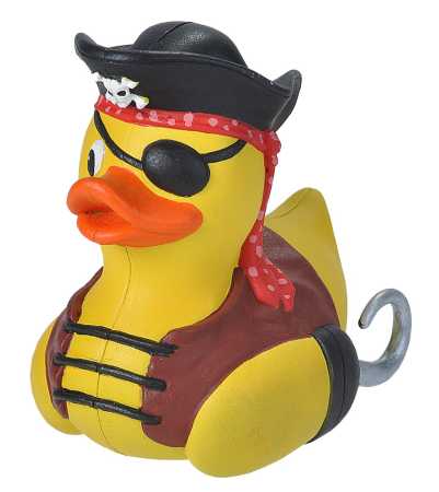 Badeente Pirat 10 cm