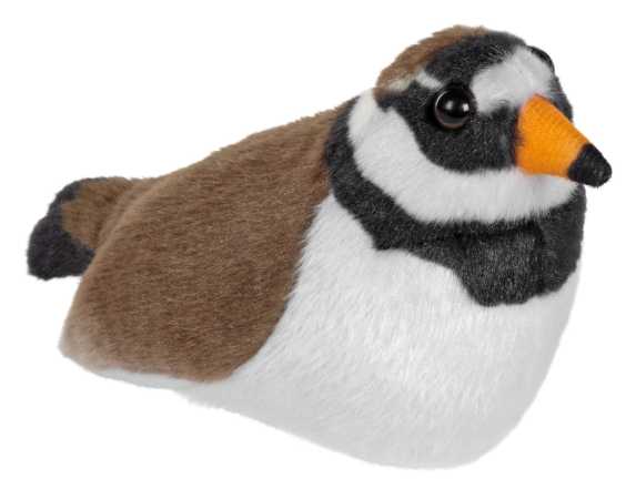 Plüsch Kibitzregenpfeifer singend RSPB Birds 18 cm