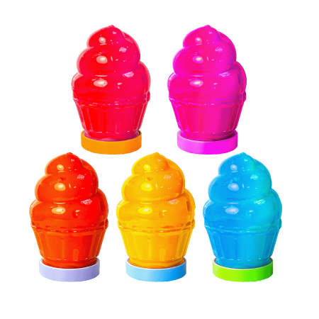 Antistress-Toy Slime 75 ml Cupcake im Display