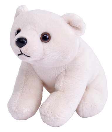 Plüsch Mini Eisbär 13 cm Pocketkins