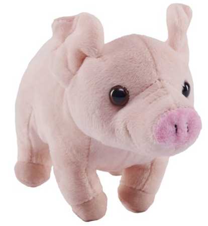 Plüsch Mini Schweinchen 13 cm Pocketkins