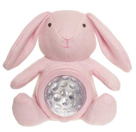 Plüsch Hase rosa mit Nachtlicht 23 cm