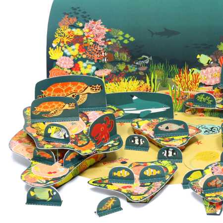 Coral Reef Papierspielzeugset